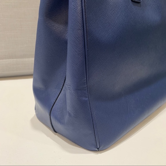 Prada Blue Saffiano Lux Tote Bag- Listing 1 - Picture 8 of 16